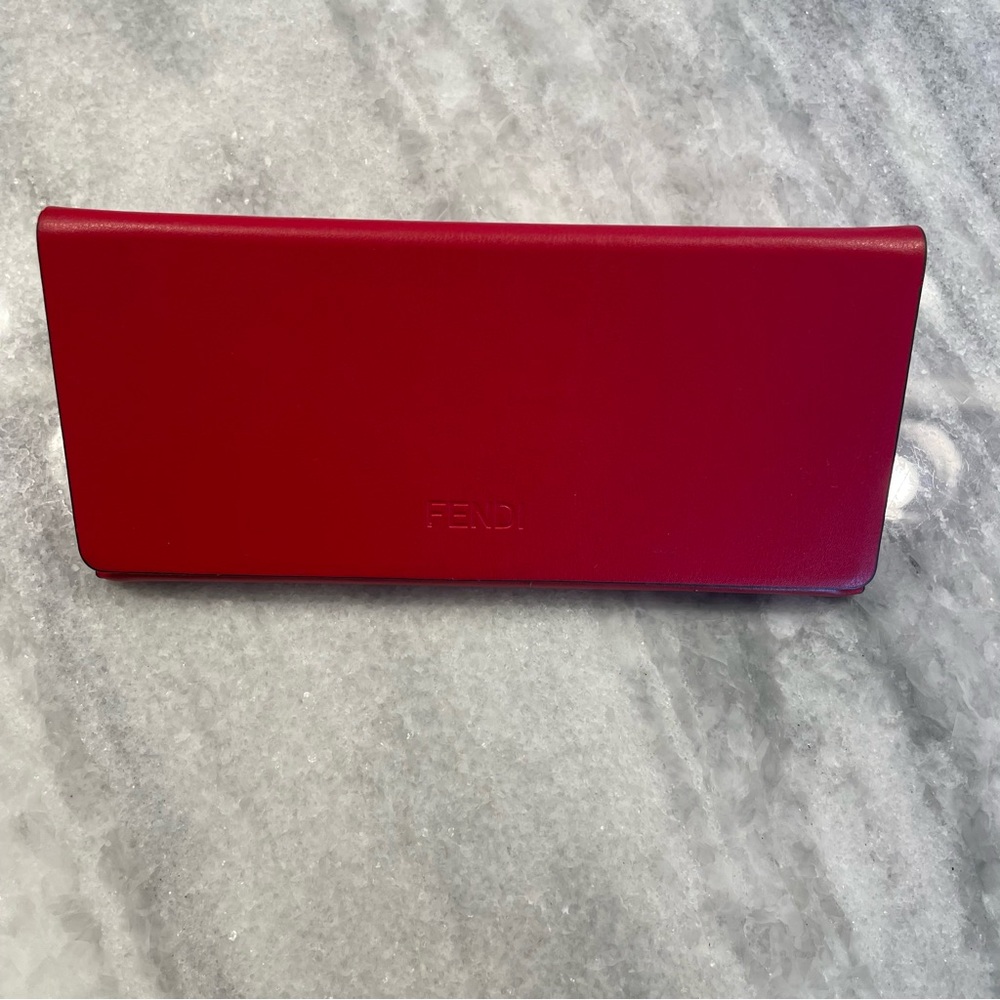 Fendi red glasses or sunglasses case